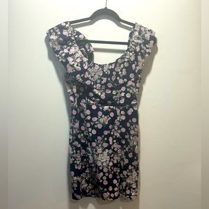 Free People polka dot mini dress in size 0